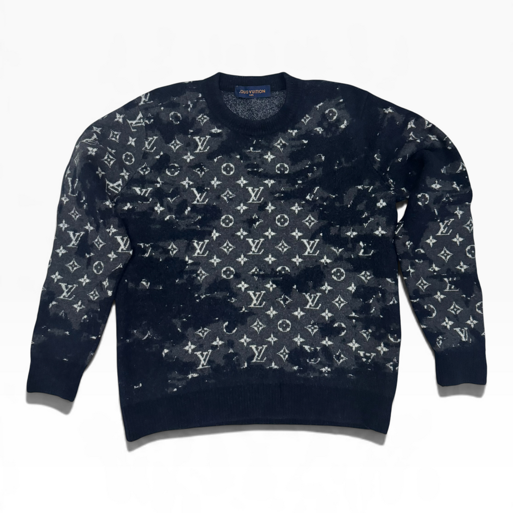 Pullover Louis Vuitton in Lana Blu Navy (M)