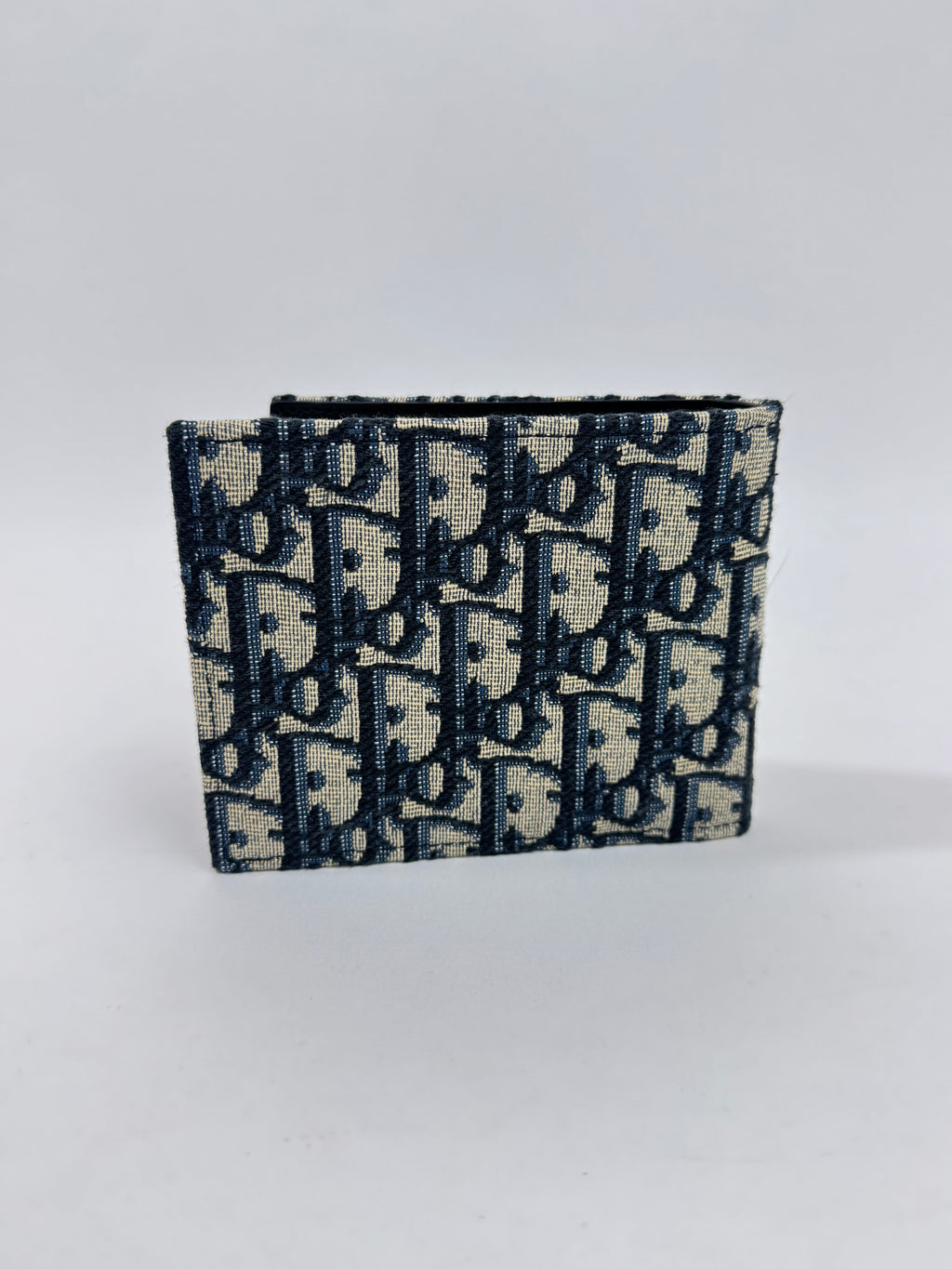 Portafoglio Dior jacquard oblique