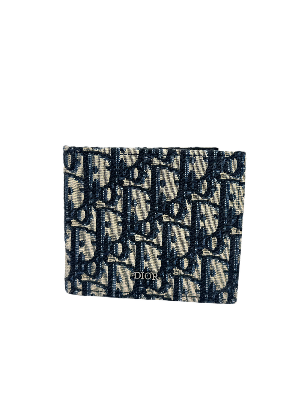 Portafoglio Dior jacquard oblique