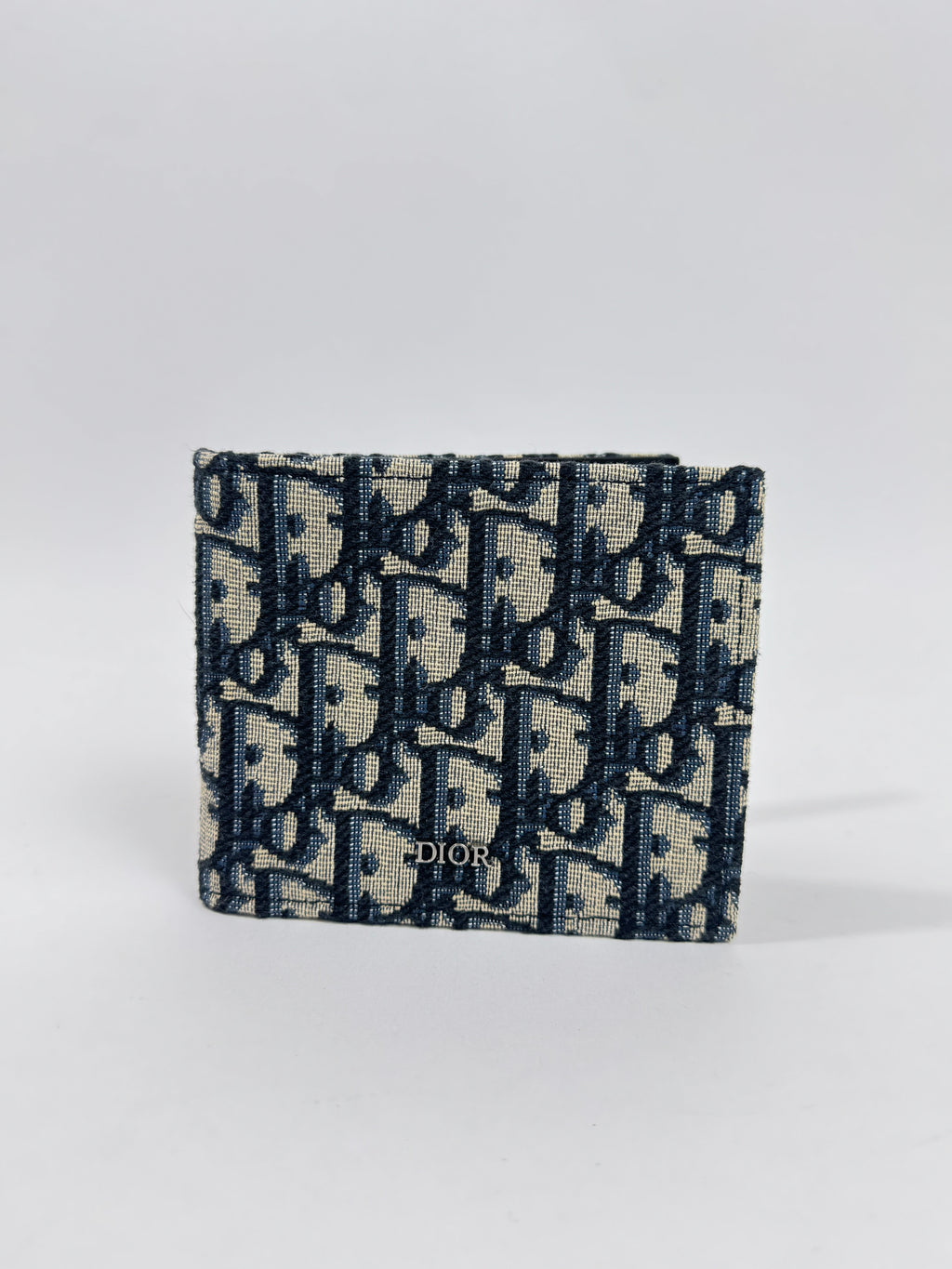 Portafoglio Dior jacquard oblique