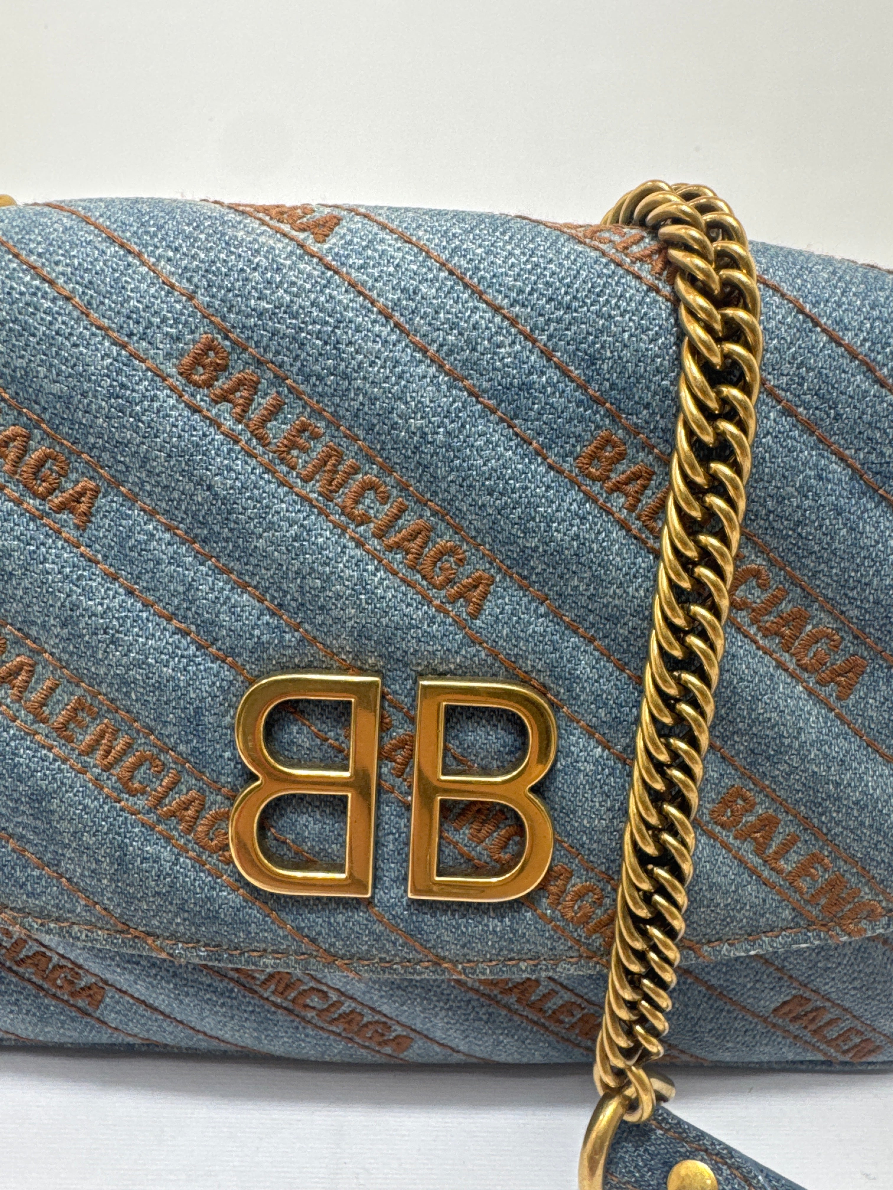 Balenciaga Chain in denim