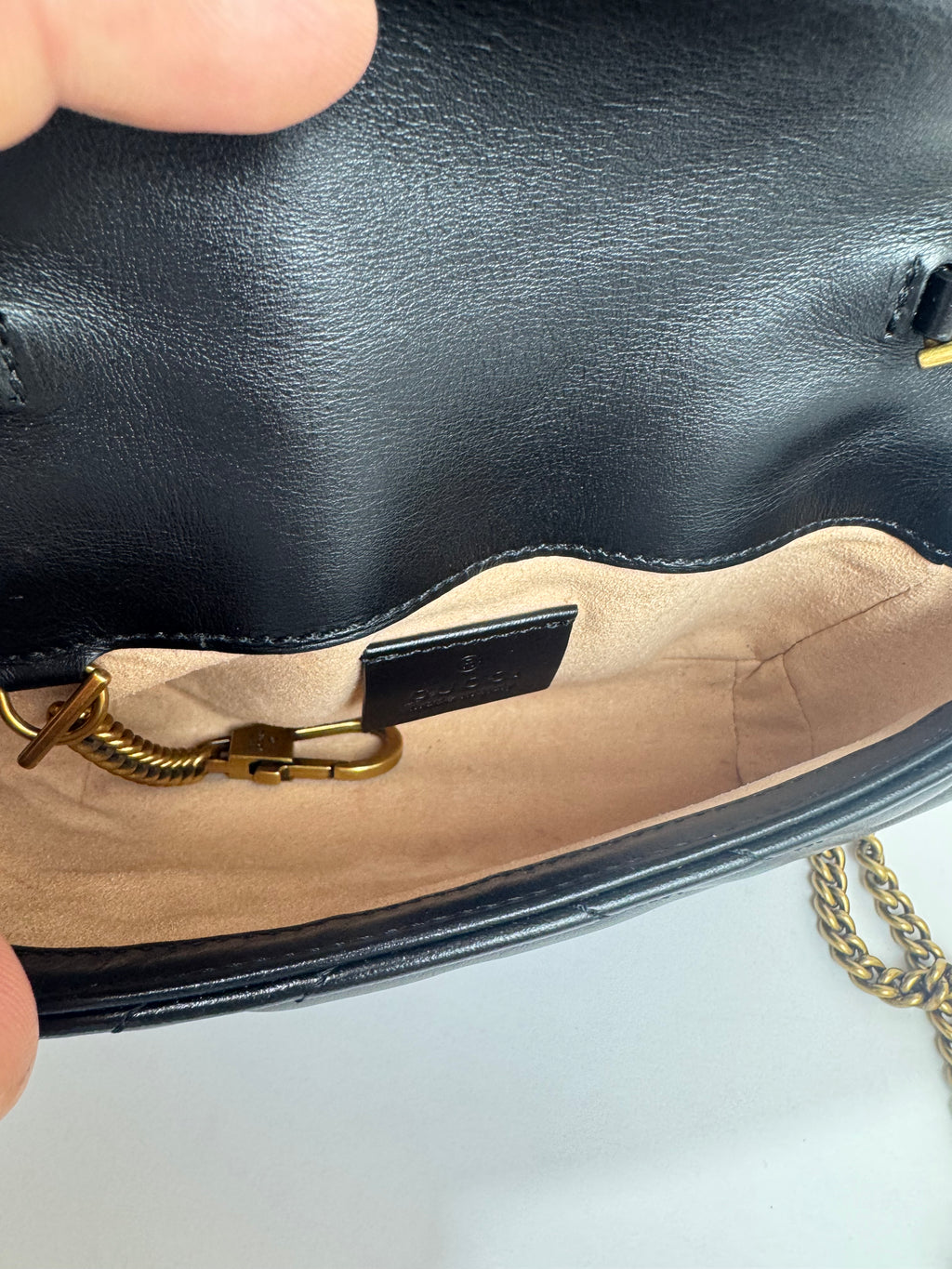 Gucci super mini marmont