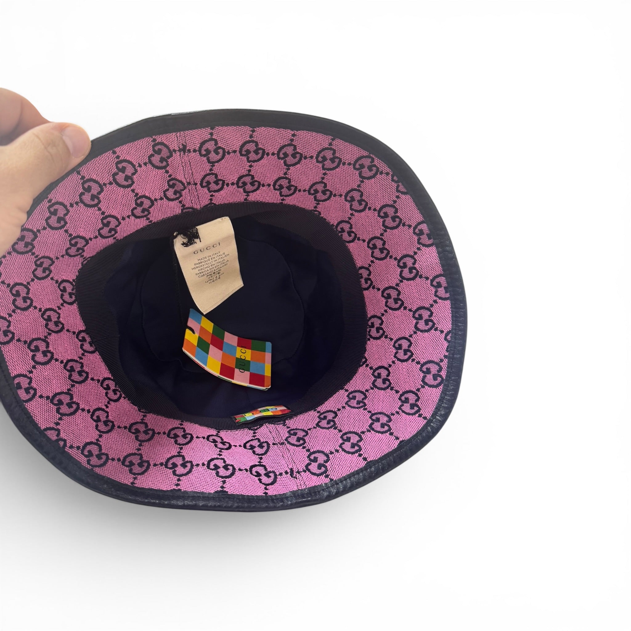 Gucci Cappello bucket in monogramma